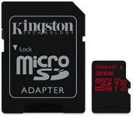 Kingston Canvas React MicroSDHC 32GB A1 UHS-I V30 + SD Adapter - Memory Card