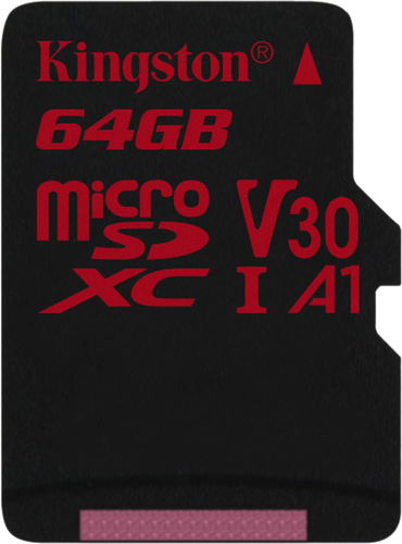 Kingston Canvas React MicroSDXC 64GB A1 UHS-I V30 U3 - Paměťová karta - Hlavní obrázek
