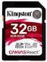 Kingston Canvas React SDHC 32GB A1 UHS-I V30 - Memory Card