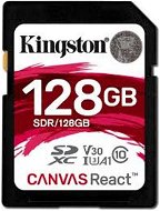 Kingston Canvas React SDXC 128GB A1 UHS-I V30 - Memory Card