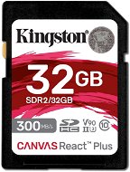 Memory Card Kingston SDHC 32GB Canvas React Plus - Paměťová karta