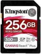 Speicherkarte Kingston SDXC 256 GB Canvas React Plus - Paměťová karta