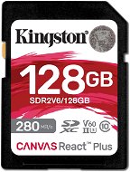 Kingston SDXC 128GB Canvas React Plus V60 - Paměťová karta