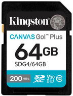 Kingston SDXC Canvas Go Plus Gen4 64 GB - Speicherkarte