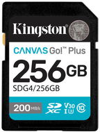 Kingston SDXC Canvas Go Plus Gen4 256GB - Paměťová karta