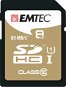 EMTEC SDHC 8GB Gold Plus Class 10 - Memóriakártya