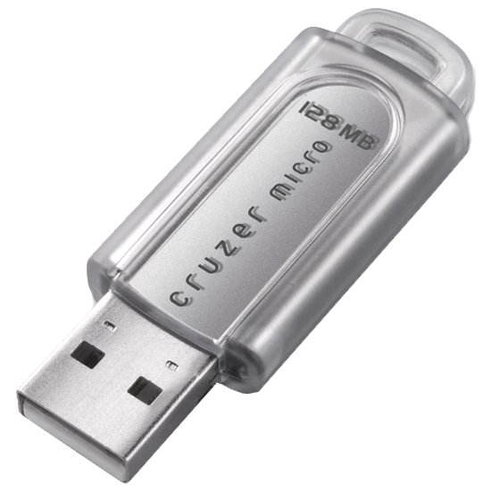 SanDisk Cruzer Micro FlashDrive 128MB USB 2.0 - Flash Drive - Main image