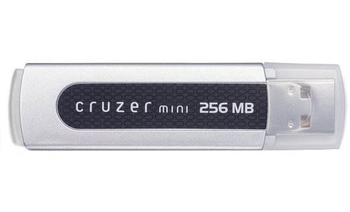 SanDisk Cruzer Mini FlashDrive 256 MB USB 2.0 - Flash Drive - Main image