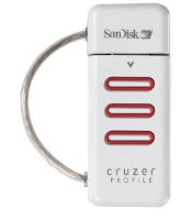 SanDisk Cruzer Profile FlashDrive 1GB USB2.0, biometrický snímač otisku prstů - Flash Drive
