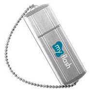 ADATA 4GB MyFlash PD4 stříbrný - Flash Drive