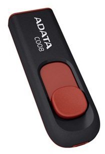ADATA C008 64GB black-red - Flash Drive - Main image