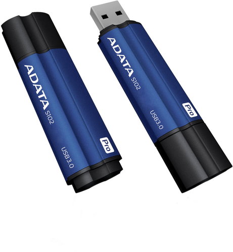 ADATA S102 PRO 64GB Blue - Flash Drive - Main image