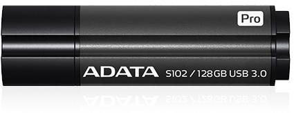 ADATA S102 PRO 128GB grey - Flash Drive - Main image