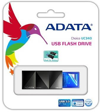  ADATA UC340 256 GB blue  - Flash Drive - Main image