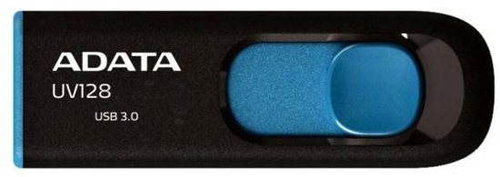 ADATA UV128 8GB Black/blue - Flash Drive - Main image