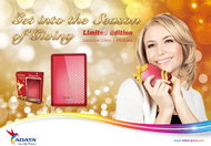 ADATA HC630 HDD 2.5" 1000GB Christmas Limited Edition red - External Hard Drive