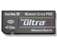 SanDisk Memory Stick PRO Ultra II 60x 512MB - Memory Card
