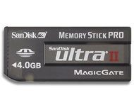 SanDisk Memory Stick PRO Ultra II 60x 4GB - Memory Card