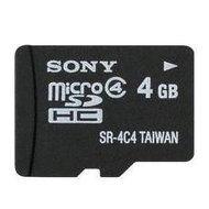 Sony MicroSDHC 4GB Class 4 - Memory Card