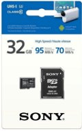 Sony Micro SDXC 32GB Class 10 + SD Adapter - Memóriakártya