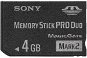 Sony Memory Stick PRO DUO 4GB Mark2 - Memóriakártya