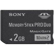 SONY Memory Stick PRO DUO 2GB Mark2 + adapter - Memory Card