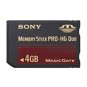 Sony Memory Stick PRO DUO 4GB High Garde - Memory Card