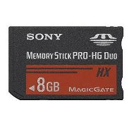SONY Memory Stick PRO-HG Duo HX 8GB + camera case - Memory Card