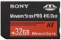 Sony Memory Stick PRO-HG Duo HX 32GB - Speicherkarte