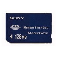 Sony Memory Stick DUO 128MB Main image Sony Memory Stick DUO 128MB - Memory Card - Main image