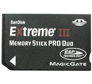 SanDisk Memory Stick PRO DUO 1GB Extreme III 120x - Memory Card