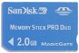 SanDisk Memory Stick Pro Duo, 2 GB - Memory Card