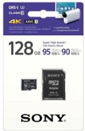 Sony microSDXC 128GB Class 10 UHS-I + SD adapter - Memory Card