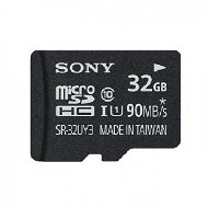 Sony micro SDHC 32GB Class 10 UHS-I + SD Adapter + Ghost Busters Keychain - Memory Card