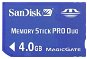 SanDisk Memory Stick Pro Duo 4GB - Pamäťová karta