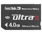 SanDisk Memory Stick Pro Duo 4GB Ultra - Memory Card