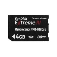 SanDisk Extreme Memory Stick PRO-HG DUO 4GB - Memory Card