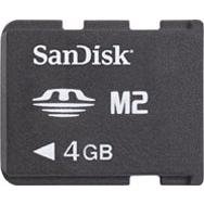 SanDisk Memory Stick Micro (M2) 4GB - Memory Card