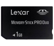LEXAR Memory Stick PRO DUO 1GB Platinum 40x - Memory Card