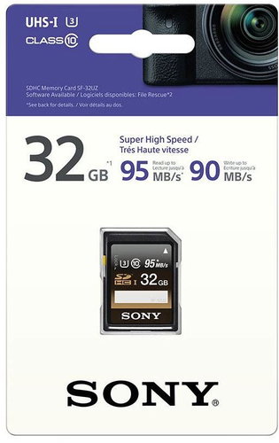 Sony SDHC 32GB Class 10 Pro Main image Sony SDHC 32GB Class 10 Pro - Memory Card - Main image