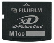 XD karta 1GB (různí výrobci - LEXAR, FUJIFILM, APACER, PRETEC, KODAK) - Memory Card