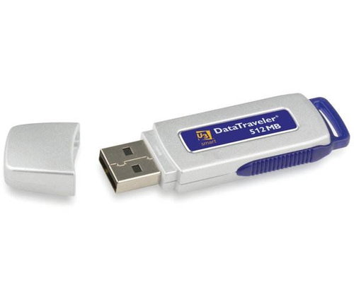 Kingston U3 DataTraveler Smart FlashDrive 512MB USB 2.0 Main image Kingston U3 DataTraveler Smart FlashDrive 512MB USB 2.0 - Flash Drive - Main image