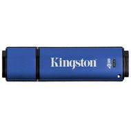 Kingston DataTraveler Vault 4GB modrý - Flash Drive