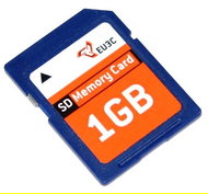 Paměťová karta Secure Digital EU3C 1GB - Memory Card