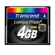 Transcend Compact Flash 4GB - Memory Card