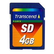 Transcend Secure Digital 4GB - Memory Card