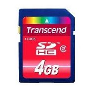 Transcend SDHC 4GB Class 2 - Paměťová karta