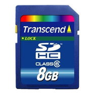Transcend Secure Digital High Capacity 8GB - Memory Card
