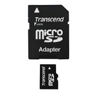 Transcend MicroSDHC 16GB Class 2 + SD adaptér - Paměťová karta