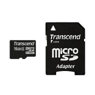 Transcend MicroSDHC 16GB Class 4 + SD adaptér - Pamäťová karta